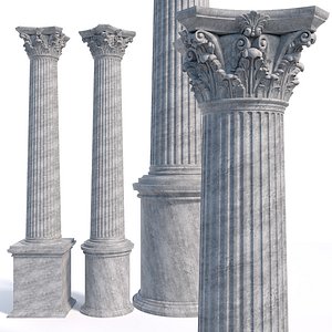 column capitel 3D model
