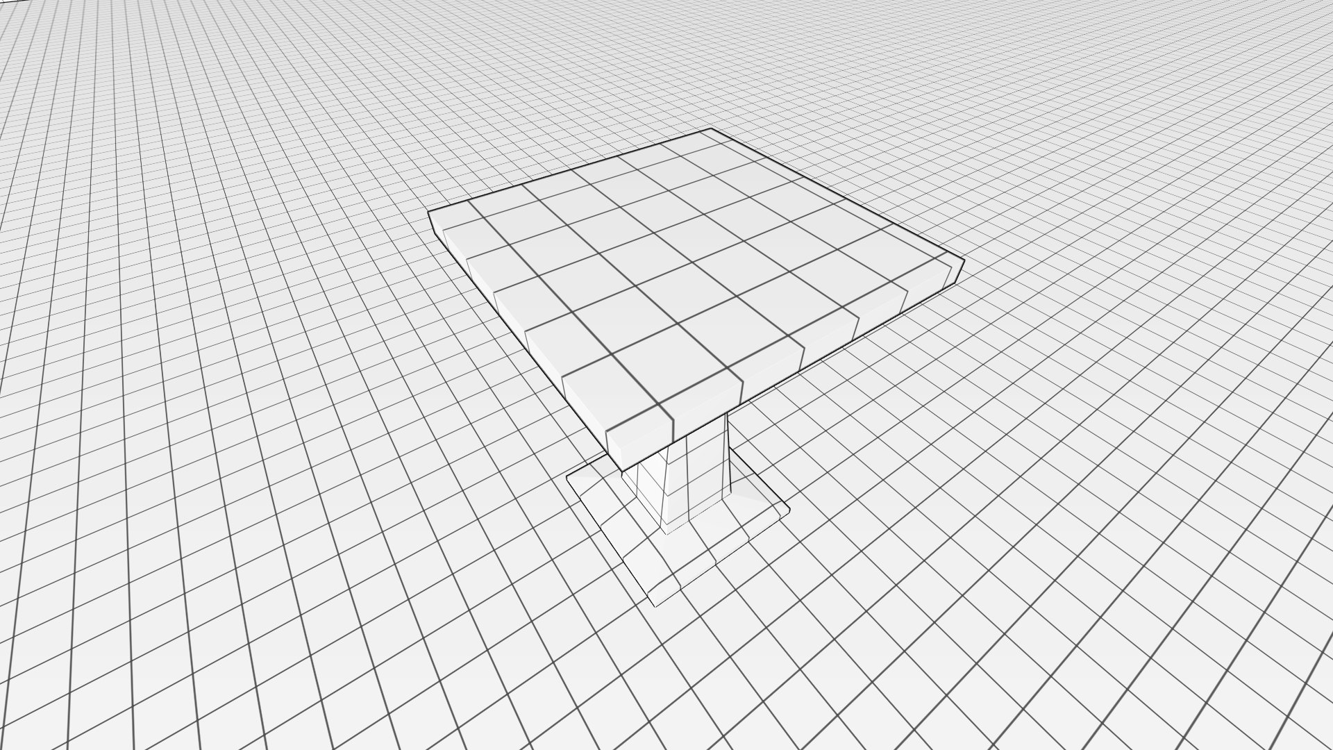 3D Model Square Table - TurboSquid 2229120