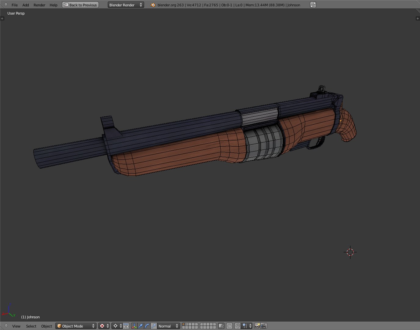 M1941 Johnson Rifle 3d 3ds