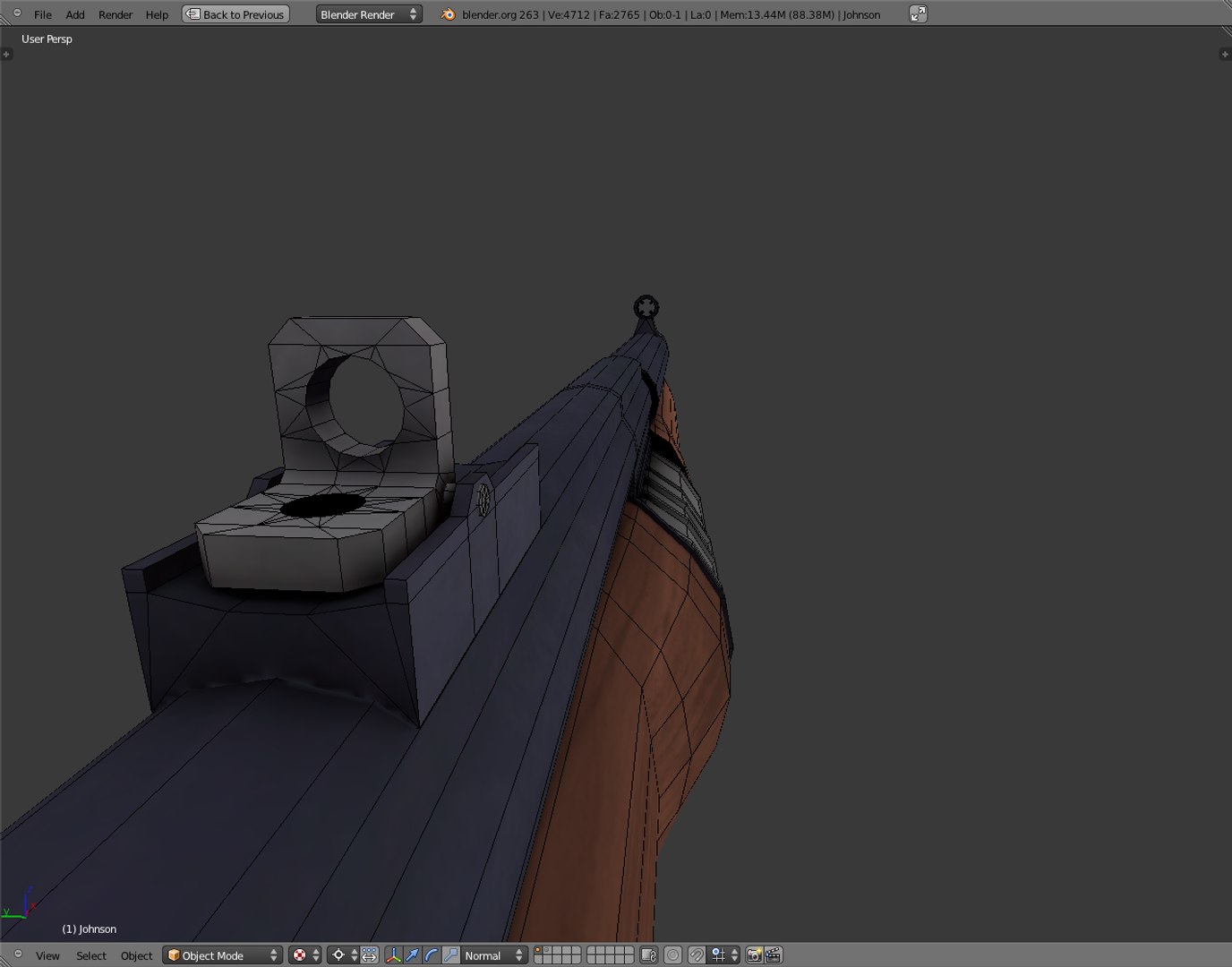 M1941 Johnson Rifle 3d 3ds