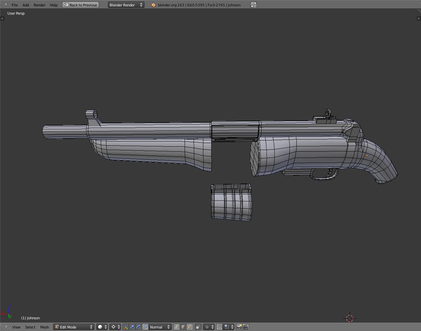 M1941 Johnson Rifle 3d 3ds