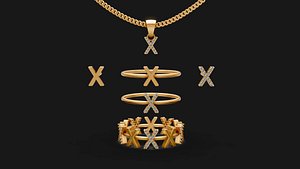 letter x set