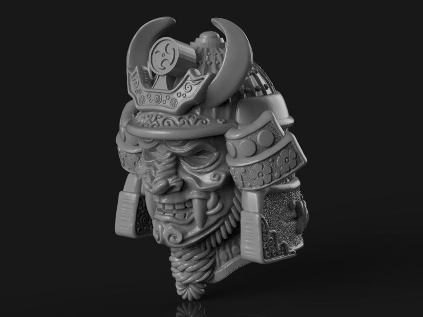 Head samurai model https://p.turbosquid.com/ts-thumb/9x/klniPK/UO/samuraihead3dmodelobjstl9/jpg/1667383646/1920x1080/fit_q87/d2a062277026994c0331fb0d75ebd51f0f2cc7d2/samuraihead3dmodelobjstl9.jpg