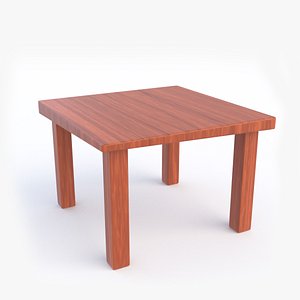 Stylized WoodenTable model