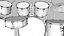 3d metal drum kit