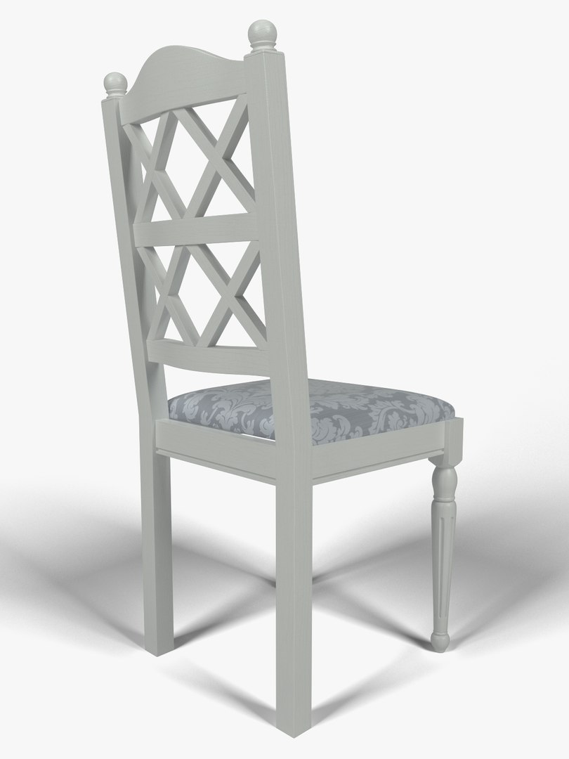 3d model kitchen chair