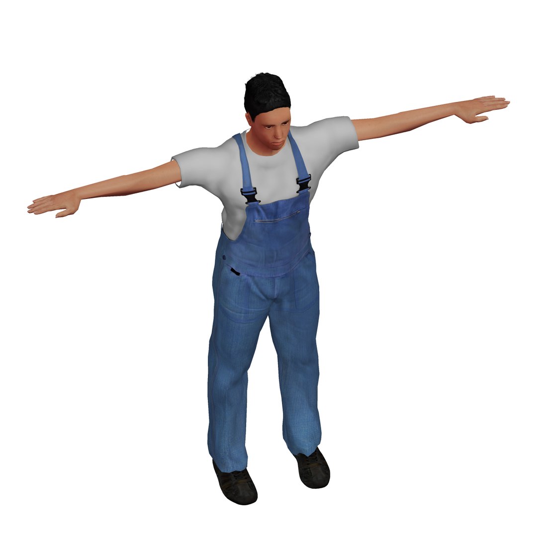 3D Model White Man Rigging - TurboSquid 1562095