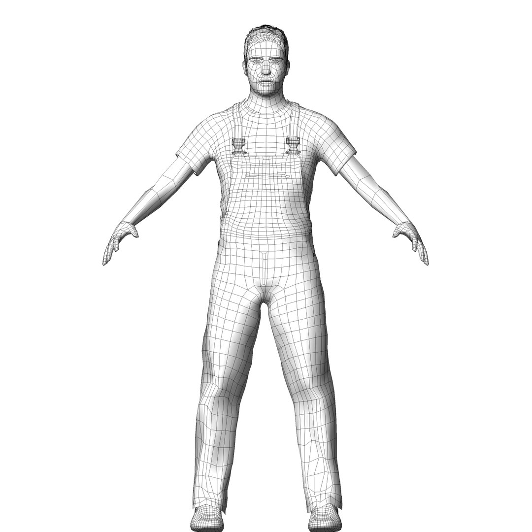 3D Model White Man Rigging - TurboSquid 1562095