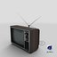 Alter Fernseher 8K PBR-Texturen