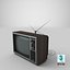 Alter Fernseher 8K PBR-Texturen