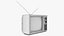 Alter Fernseher 8K PBR-Texturen