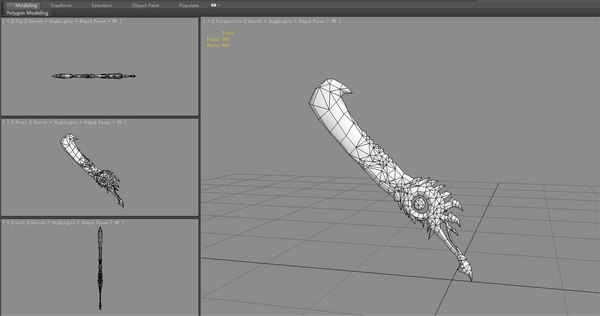 modelo 3d Espada de lava de dibujos animados - TurboSquid 2276887