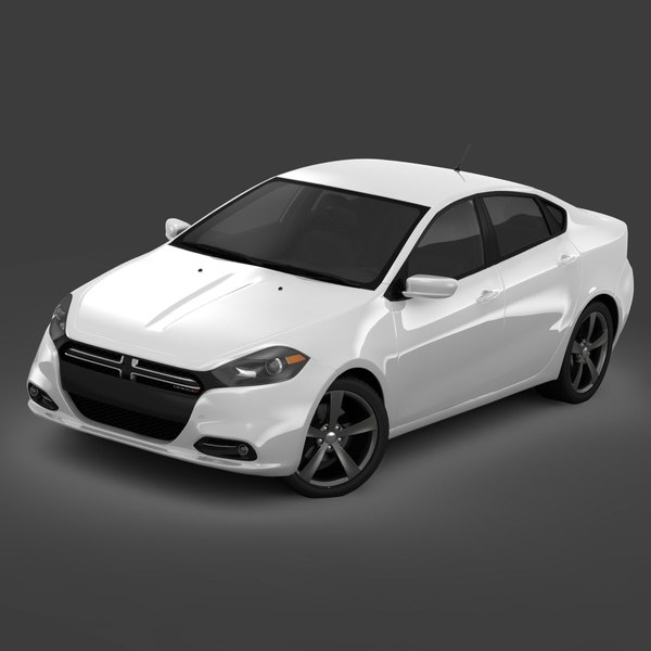 3d dodge dart limited sedan model