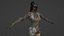 Realistisches manipuliertes mittelalterliches Action-Girl-Timsha-Charakter-3D-Modell
