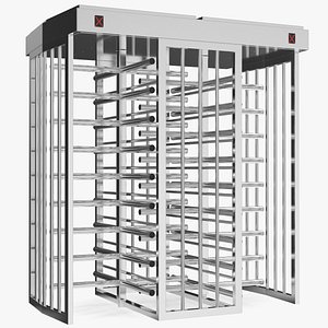 Stainless Steel Dual Lane Security Turnstile model