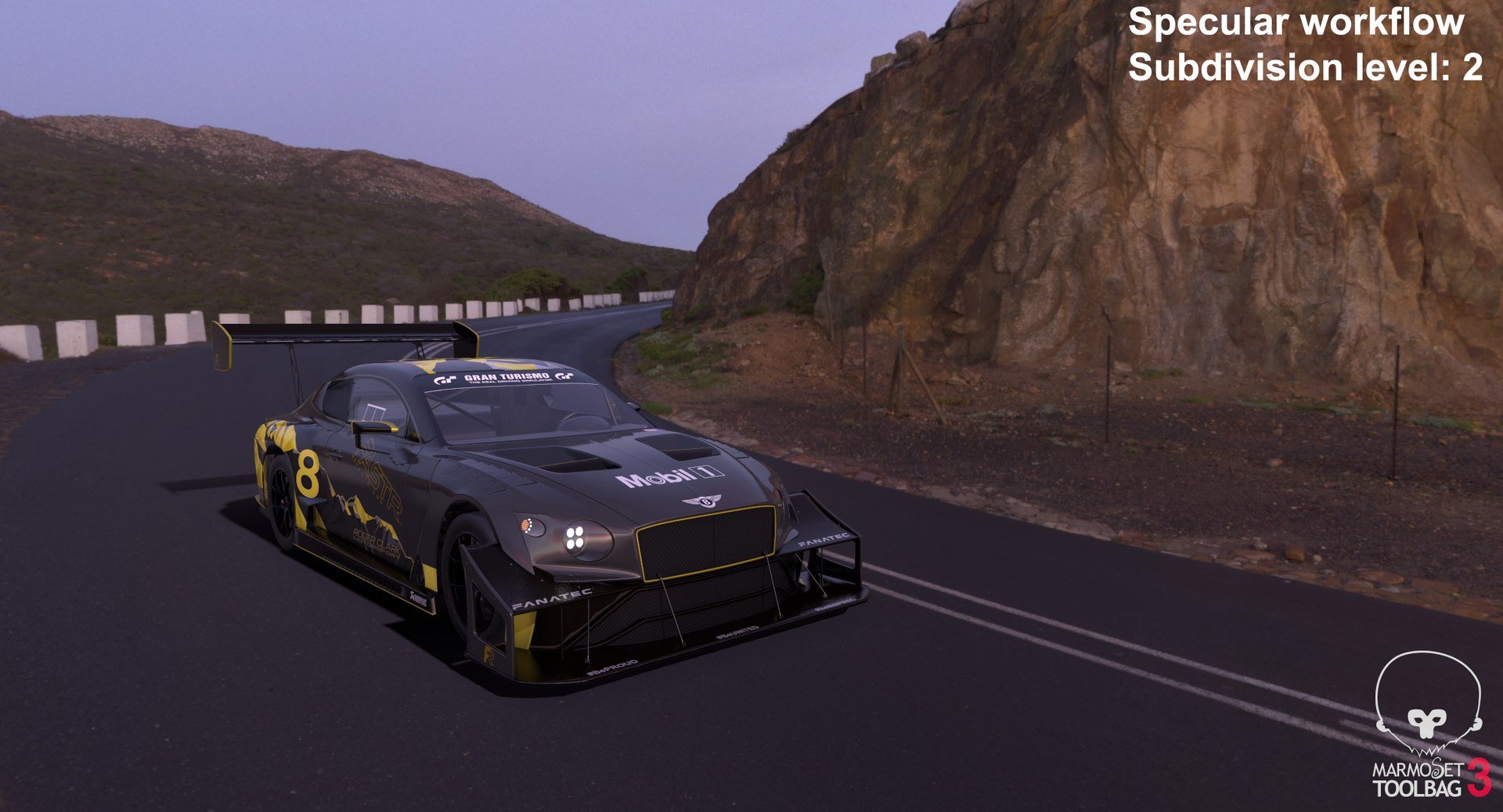 Bentley Continental GT3 Pikes Peak 3D model https://p.turbosquid.com/ts-thumb/9y/CK7dWa/Pg/screenshot029/png/1626788943/1920x1080/fit_q87/6c2cb7c7c425e4b5959dcba3b09e943e779f804d/screenshot029.jpg