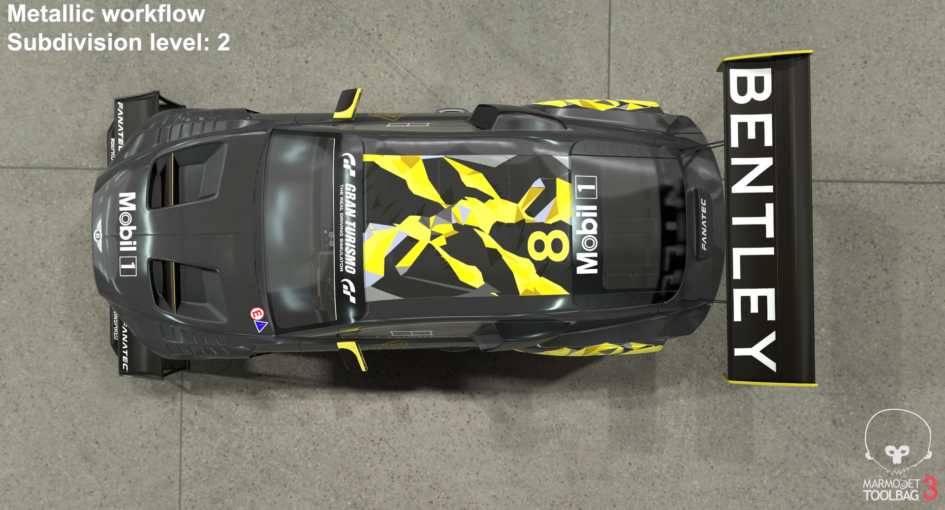 Bentley Continental GT3 Pikes Peak 3D model https://p.turbosquid.com/ts-thumb/9y/CK7dWa/VQ/screenshot018/png/1626788843/1920x1080/fit_q87/fd712ff353c62598b296050d139376f19a485419/screenshot018.jpg