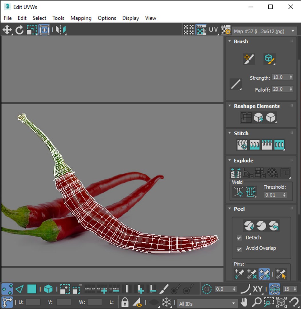 3D model Chili Peppers Set - TurboSquid 1894341