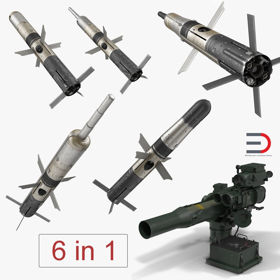 BGM-71 TOW System Collection 3D model preview