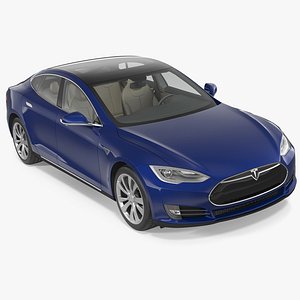 Tesla Model S 75D 2015 3D Model