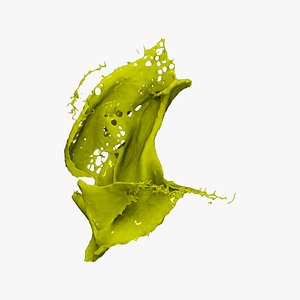 3D water splash