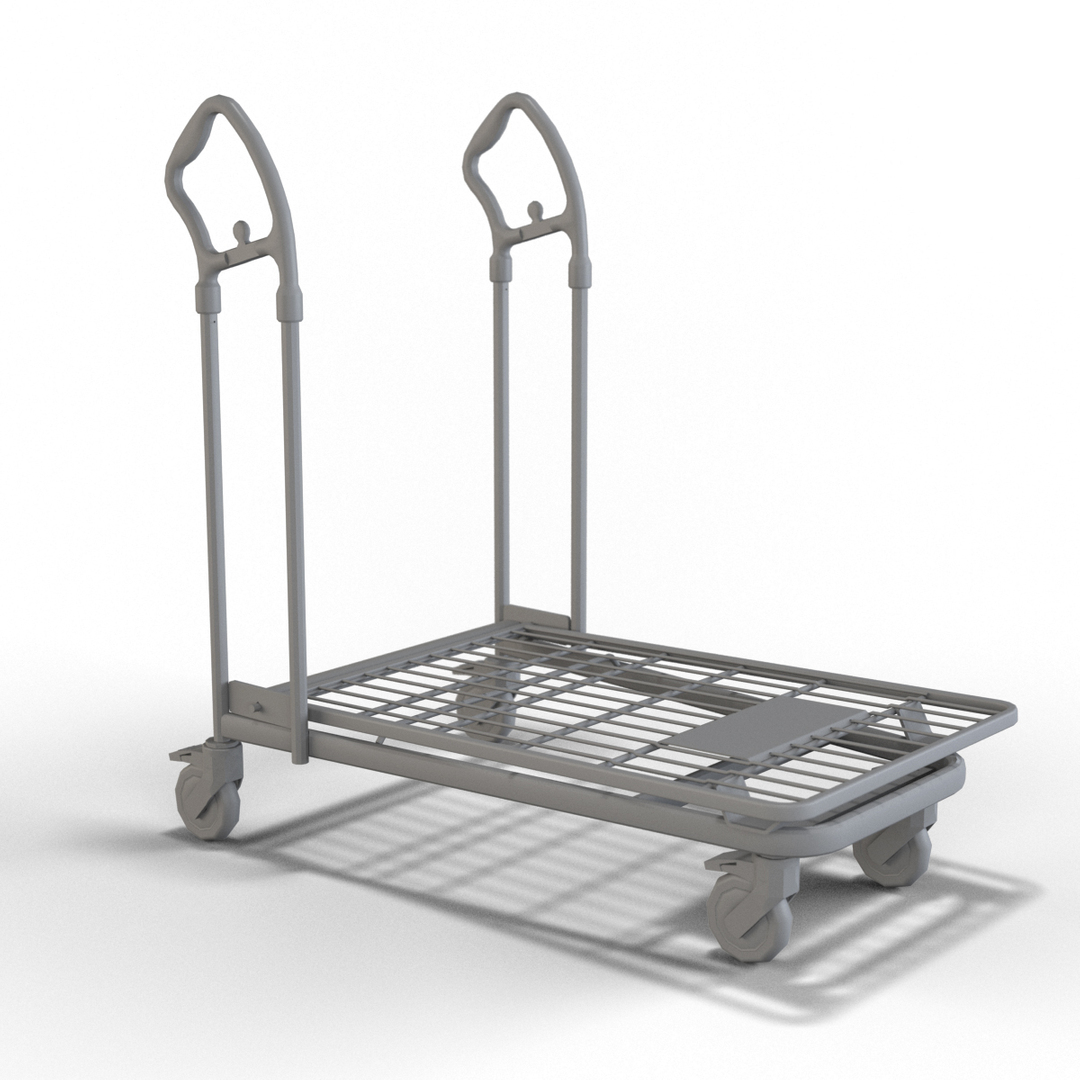 Ikea Shopping Cart 3D Model - TurboSquid 1506828