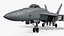 FA-18E Super Hornet with Weapons Rigged for Cinema 4D