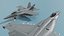 FA-18E Super Hornet with Weapons Rigged for Cinema 4D
