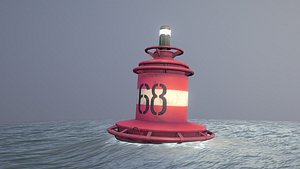 Buoy River RB-4-02 Right Turn Mark model