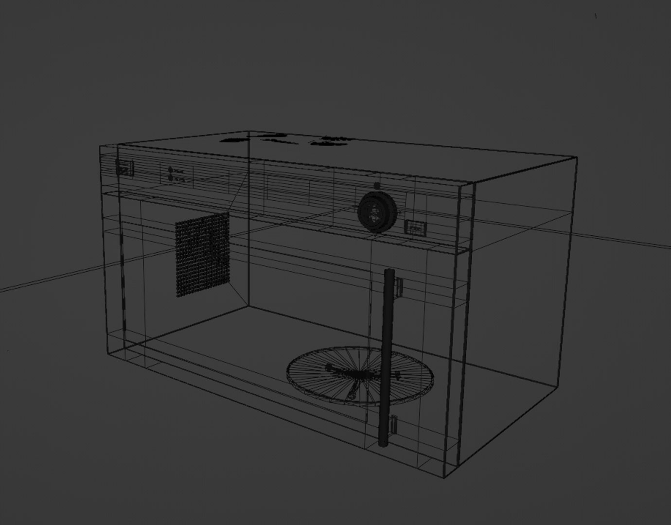 Microwave Model - TurboSquid 1989297