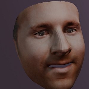 PopFace BaseMesh - Lionel Messi