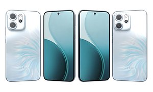 3D Oppo Reno14 F  And Vivo Y400 4G All Colors