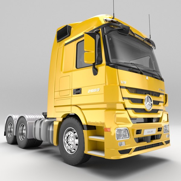 3D MERCEDES-BENZ ACTROS 2660 - SPEDITION BENDER model