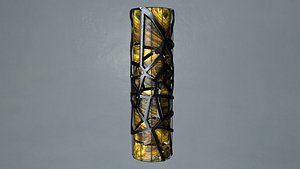 Pillar 3 - Alien Tiled Column