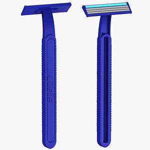 3D gillette shaving razor