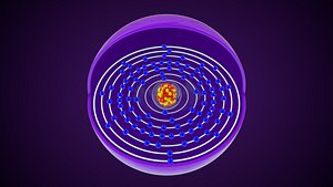 Protactinium Chemical Element model