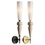 Wall sconce with stone decor LH75369