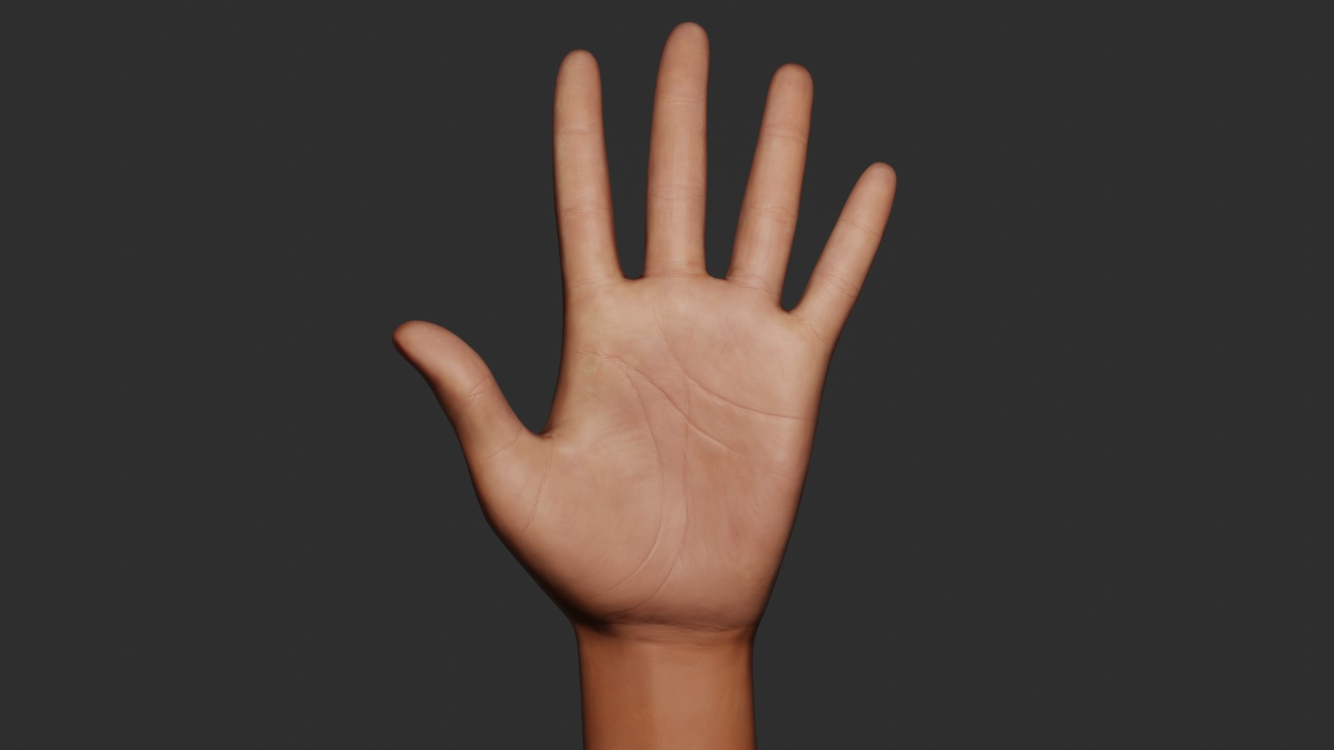 Left Hand Rigged Finger Model - TurboSquid 1610202