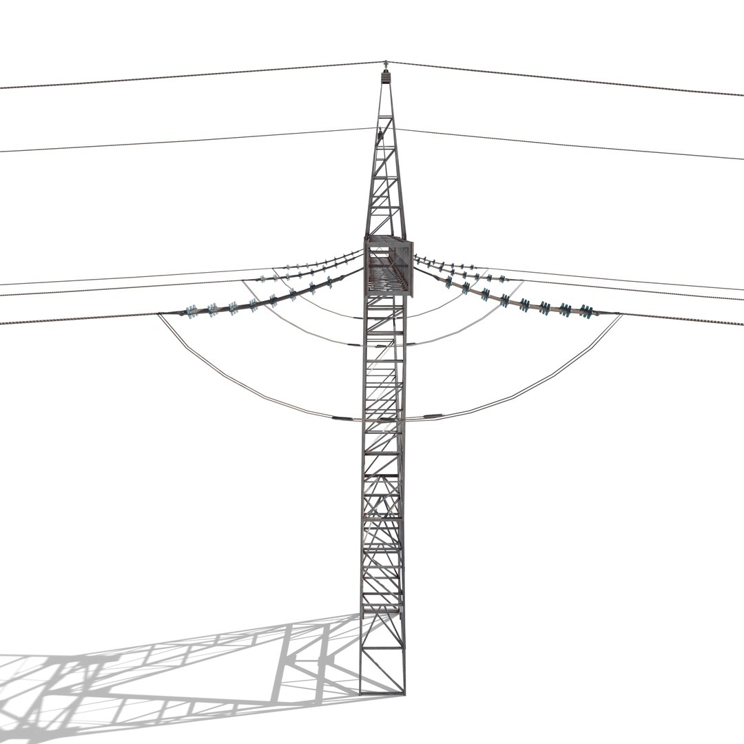 Electricity poles blender 3D - TurboSquid 1473386