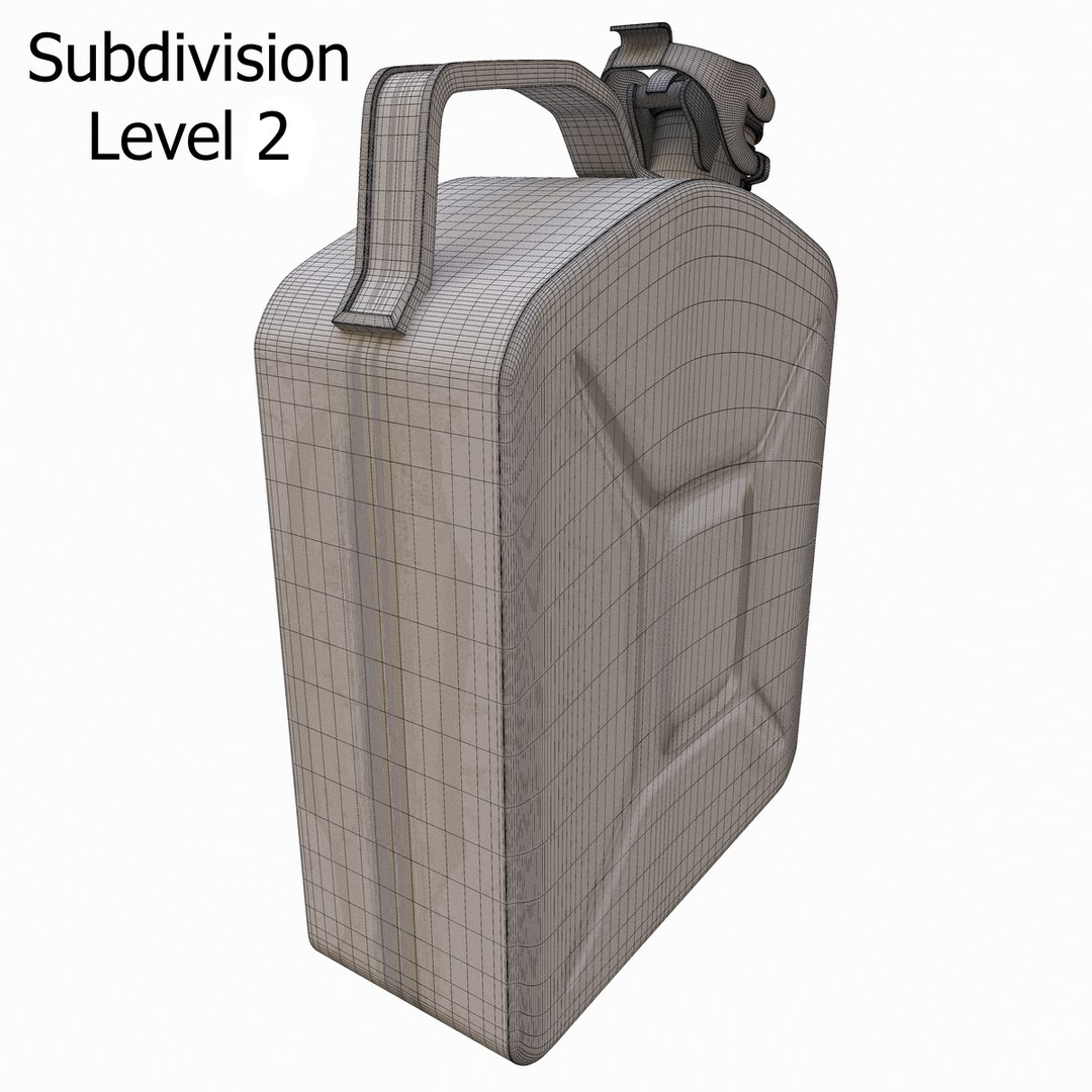 Jerrycan 3d Model