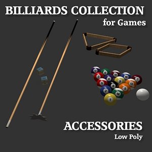 billiards accessories 3ds