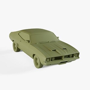 3D FORD FALCON XB GT 1973