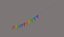 Multi Color Pennant Banner