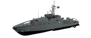 3D Guardian Class Patrol Boat - RFNS Savenaca model