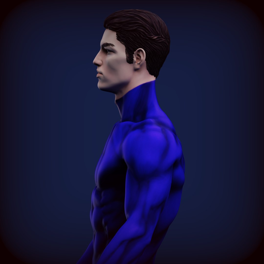 Indigo Immortal Superhero Model - TurboSquid 2052573