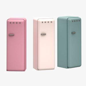 3d model smeg refrigerator