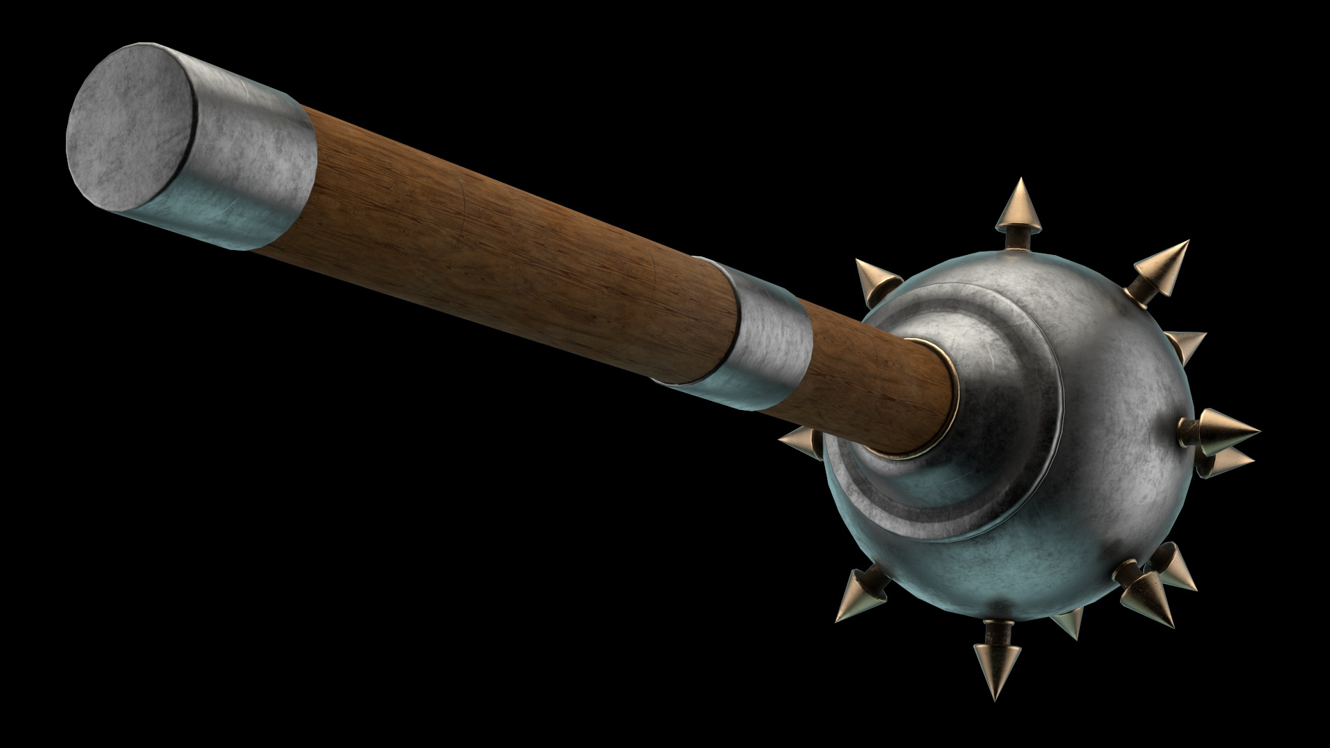 3D Medieval Mace model TurboSquid 1748255