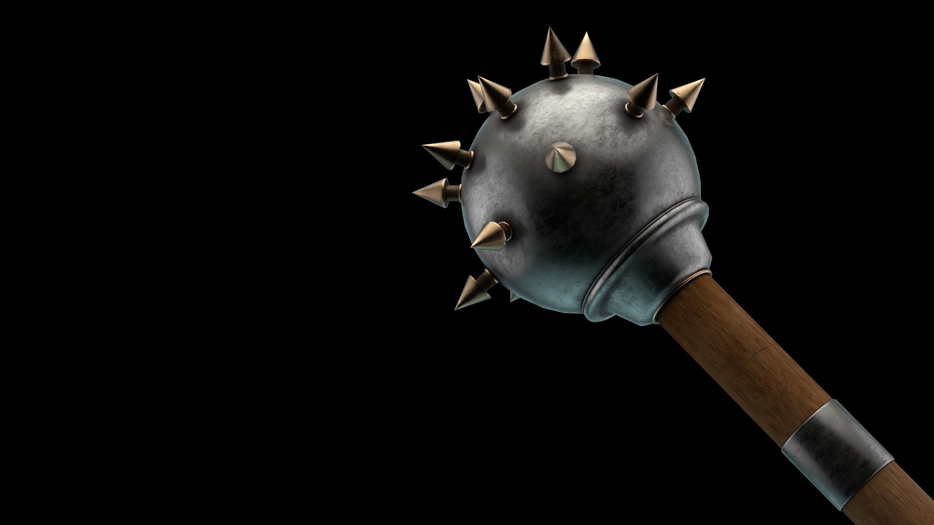 3D Medieval Mace Model - TurboSquid 1748255