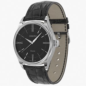 Chrono Classic Watch 3 Black Dial Closed