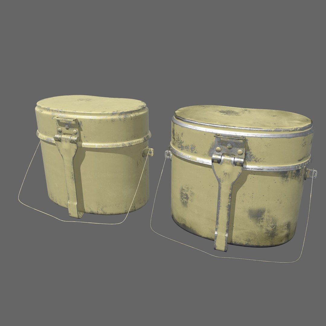 Low-poly Mess Kit 3ds